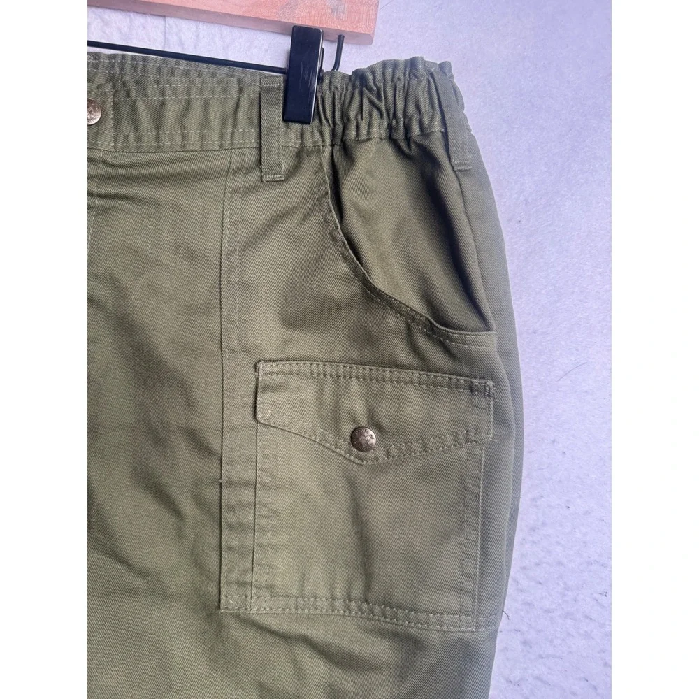 Vintage Boy Scouts of America BSA Pants Olive Green Union Made USA Raw Hem 38